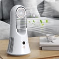 thumbnail image 2 of Sentmoon Personal Fan Portable Fan Desk Fan Portable Bladeless Fan 14.2 Inch Cold Fan with Aromatherapy Storage Compartment Quiet Table Fan for Home Office Bedroom, 2 of 10