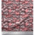 thumbnail image 1 of Soimoi Poly Georgette Fabric Two Tone Camouflage Print Fabric by the Yard 42 Inch Wide, 1 of 3