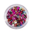 thumbnail image 1 of Nail Art Crushed Glass Stones Irregular Glitter 3D Tips Decoration Crystal Fragment DIY Rhinestone Fillers Manicure Accessories Mixed Color, 1 of 7