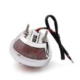 thumbnail image 2 of Feu de Frein Arrière Rond pour Moto pour Bobber Chopper Rat Personnalisé Chrome, 2 of 3
