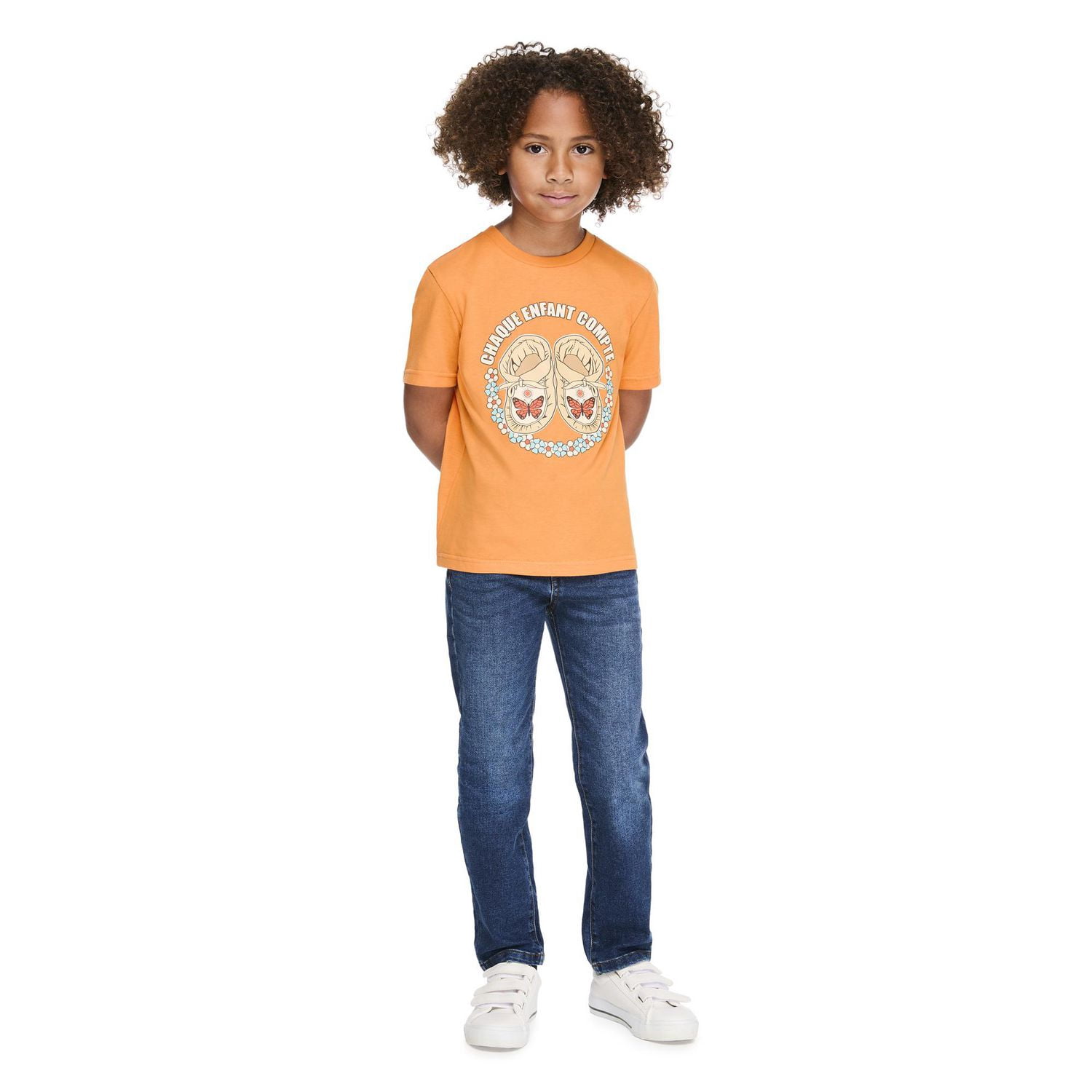 Indigenous Proud Kids’ Gender Inclusive T-Shirt - French