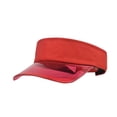 thumbnail image 1 of GDREDA Summer Hats for Woman Fashion Women Solid Color Sun Protection Topless Transparent Baseball Visor Cap，Red, 1 of 2