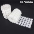 thumbnail image 1 of CUITING Ruban Adhésif à Points 20 mm à Crochet et Boucle, Ruban de Fixation Auto-Adhésif, Points Ronds, Disques Velcro Réutilisables pour Diverses Surfaces, 1 of 6