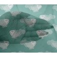 thumbnail image 4 of oneOone Viscose Chiffon Fabric Fish Block Print Fabric By Yard 42 Inch Wide, 4 of 4