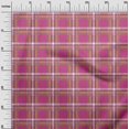 thumbnail image 2 of oneOone Polyester Lycra Fabric Tartan Check Print Fabric By The Yard 56 Inch Wide, 2 of 4