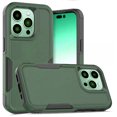 thumbnail image 1 of [PST] iPhone 15 Pro Max Hard Case, Dual Layers Heavy Duty Rubber Armor Bumper Hard Case Cover, 1 of 6