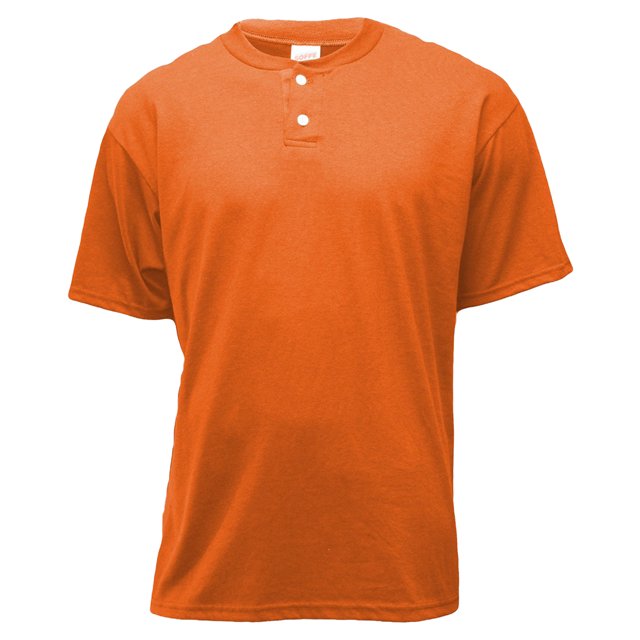Soffe Men's Short Sleeve Henley Placket T-Shirt - M206
