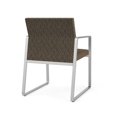thumbnail image 5 of Fauteuil d'Appoint pour Réception et Salle d'Attente Gansett / Acier Argenté / Brun / Brun, 5 of 5