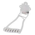 thumbnail image 3 of Pont Queue Remplacement, Métal Ouvert Guitare Queues Pièces Accessoires avec Vis pour Instrument de Musique pour Jazz Argent, 3 of 8