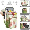 thumbnail image 2 of Palm Leaf Insulated Cooler Backpack, Leakproof Lunch Bag with Tropical Plant Pattern for Outdoor Adventures, 2 of 6