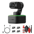 thumbnail image 1 of Insta360 Caméra Web Link UHD 4K AI avec Trépied de Table et Trousse de Nettoyage 6Ave, 1 of 6