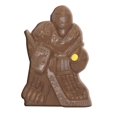 thumbnail image 2 of Real Milk Chocolate "Hockey Goalie", 2 of 7
