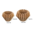 thumbnail image 3 of Dusknt Under $5 Coffee Filter Paper, 50 Pack Coffee Filters Basket Paper Coffee Filters Small Coffee Maker Single Coffee Pot Pour Over Coffee Makers, Limited Time Offer, 3 of 8