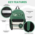thumbnail image 2 of Harry Potter Slytherin Crest 16.5" Adult Green Backpack, 2 of 7