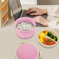 thumbnail image 3 of Lunch Box for Women Lunchbox Student Lunchbox Ideal Leak-Proof Lunchbox for Students Household Double Lid Soup Bowl Lunchbox Mom's Choice Student Lunch Box Bento Lunch Box, 3 of 6