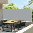 thumbnail image 1 of vidaXL Auvent Latéral Rétractable pour Patio 600x160 cm Gris, 1 of 5