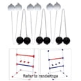 thumbnail image 4 of Ladder Bolas Balls, Real Golf Tossing Ball Ladder Toss Black and White, 4 of 8