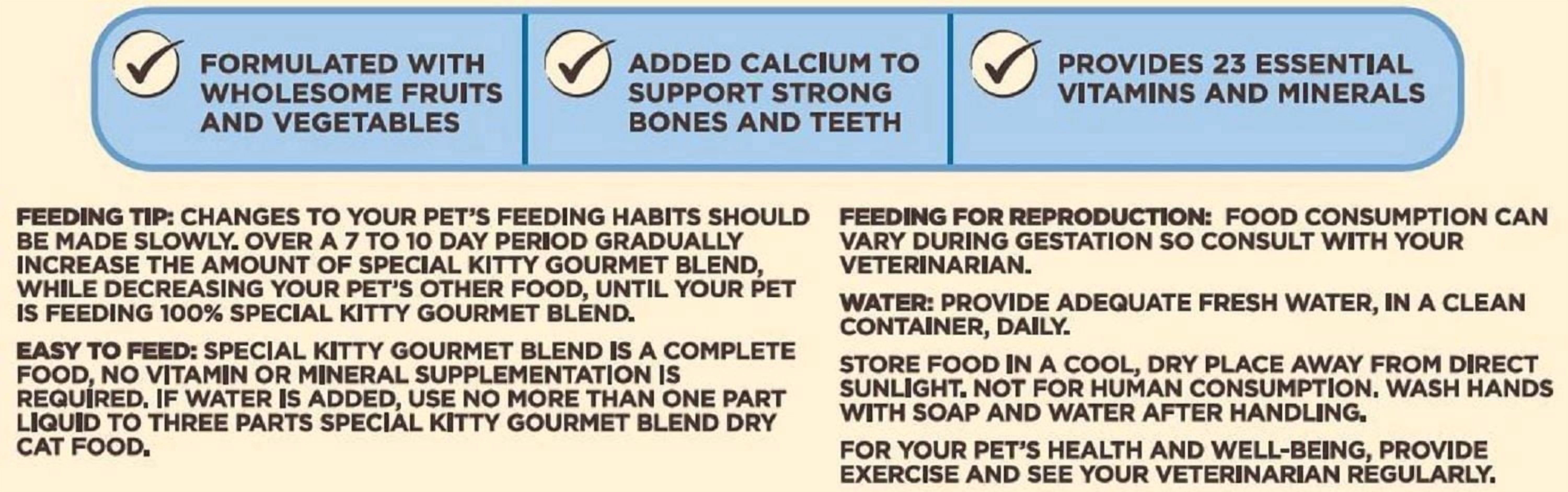 Special Kitty Gourmet Blend Dry Cat Food 3.2kg