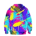 thumbnail image 3 of Zwiiyzr 2025 4-14 Ans Garçons Sweat à Capuche Oversize Motif Manches Longues T-Shirt Imprimé Col Rond Sweat à Capuche Violet, 3 of 3