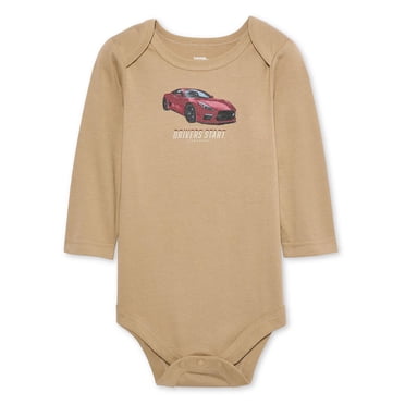 George Baby Boys' Long-Sleeve Graphic Bodysuit