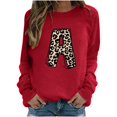 thumbnail image 2 of 2023 Chandail de Mode pour Femmes Rabais de 50 % Liquidation Mode Décontractée Manches Longues Col Rond Imprimé Chandail pour Dames Hauts Blouse, 2 of 3