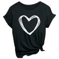 thumbnail image 1 of Birdeem Mode Femmes Été Demi-Manche Chandail-Over Couleur Unie Blouse Décontractée, 1 of 1