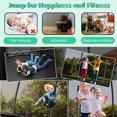 thumbnail image 4 of Gymax Trampoline Récréatif de 12 Pi avec Échelle, Filet d'Enceinte, Coussin de Sécurité, Extérieur, Noir, 4 of 6