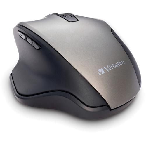 Souris LED bleue sans fil silencieuse Verbatim (graphite) 70242