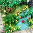 thumbnail image 4 of pitrice Building Bricks Baseplate Toddlers Flat Base Plate Block Toy Board for Adults Children Playset Decor Replacement Parts Presents Grass Type 1, 4 of 7