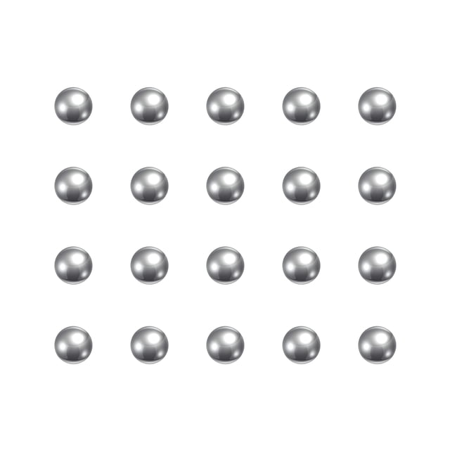 Uxcell Roulements en Acier Inoxydable 420 à Billes G100 Précision 3/16 Pouces
