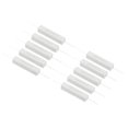 thumbnail image 1 of Unique Bargains 10Pcs 8 Ohm Resistors, 10W Ceramic Cement Resistor Power Cement Resistor Kit Tolerance 5% for Power Adapters Audio, 1 of 4