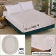 thumbnail image 5 of Ruvanti 100% Cotton Sheets - Crispy Cooling Percale Sheets For California King Size Bed, Breathable & Durable Cal King Sheet Set, 16 Inches Deep Pocket Bed Sheets, Twin Spring, 4 Pieces, 5 of 5