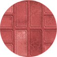 thumbnail image 1 of Ahgly Company Tapis Rond Lavable en Machine Intérieur Transitionnel Rouge, 5 Pieds Rond, 1 of 7
