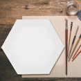 thumbnail image 3 of SEWACC 3Pack DIY Painting Boards White Wood Canvas Frame for Students Creativity Stimulation Home Decoration, 3 of 8