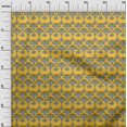 thumbnail image 2 of oneOone Viscose Jersey Fabric Floral Block Printed Fabric 1 Yard 60 Inch Wide, 2 of 4