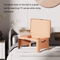 thumbnail image 2 of fastboy Table Pliable pour Salon Canapé-Lit Poignée Portable pour Transport Facile Plateaux Alimentaires Multifonctions cinerous, 2 of 6