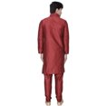 thumbnail image 3 of Maple Clothing Kurta Pyjama Vêtements Inde Robe de Mariage pour Hommes (Bordeaux, 3TG), 3 of 5