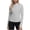 Grey, variant on Women's UPF 50+ Long Sleeve Zip Up Jacket, Athletic Running Jacket with Thumbholes, Lightweight Workout Jacket, Cinched Waist Casual Activewear Top for Yoga, Gym, Outdoor Sports