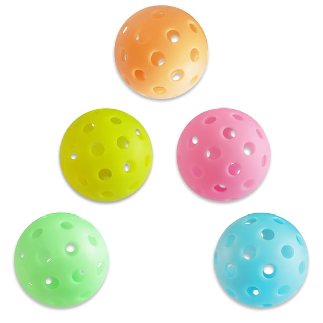 Lot de 5 Balles de Cornichon Intérieur Extérieur 74 mm Balles de Cornichon Lumineuses