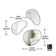 thumbnail image 4 of Umbra Miroirs Hubba Pebble, Lot de 3, 4 of 8