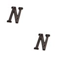 thumbnail image 3 of Transemion Durable And Rustproof Metal House Number Plaque For Stylish Door Decoration B17--N 2Set, 3 of 6