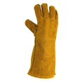 thumbnail image 3 of Cowhide flame-retardant welding work gloves heat-proof metal welding protector, 3 of 8