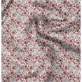 thumbnail image 1 of Soimoi Red Modal Satin Fabric Scorpions Insects Printed Fabric 1 Yard 42 Inch Wide, 1 of 6
