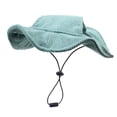 thumbnail image 1 of Yinanstore Extérieur Chapeau pour Animaux de Compagnie Cordon Réglable Cordon Respirant Été Chien Chapeau pour Courir Été Voyage Randonnée en Plein Air M Grreen, 1 of 8