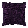 thumbnail image 1 of Pillow Case Custom, Violet Throw Pillows Cover, Vintage Ruffles Shabby Chic Pillowcases, 14x14 inch (35x35 cm) Throw Pillows Cover, Square Satin Pillows Cover, Solid - Vintage Violet, 1 of 3