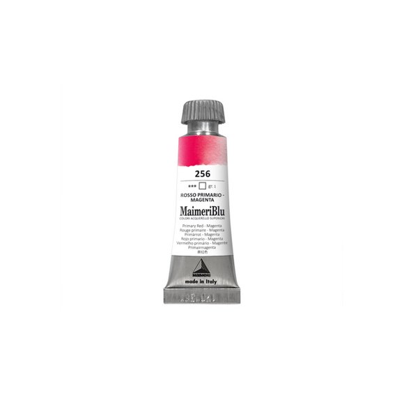 Maimeri Blu Artists' Watercolour - Primary Red - Magenta 12ml (S1)