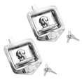 thumbnail image 2 of 1/2Pcs Stainless Steel RV Yacht Door Lock Accessories T-toolbox Lock For Caravan Truck RV Accessories Camper Trailer ,Variety of Features, 2 of 7