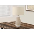 thumbnail image 1 of Monarch Specialties Lighting, 27"h, Table Lamp, Cream Ceramic, Beige Shade, Contemporary, 1 of 6
