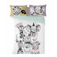 thumbnail image 1 of Gouchee Home Lika Queen 3-Piece Duvet Cover Set – Reversible Animal Print Cotton Bedding, 1 of 2