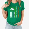 thumbnail image 1 of T-shirts de la Saint-Patrick pour Femmes, T-shirt Imprimé avec Col Rond et Manches Courtes, 1 of 3